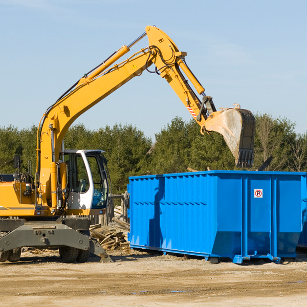 what size residential dumpster rentals are available in Paulding MS